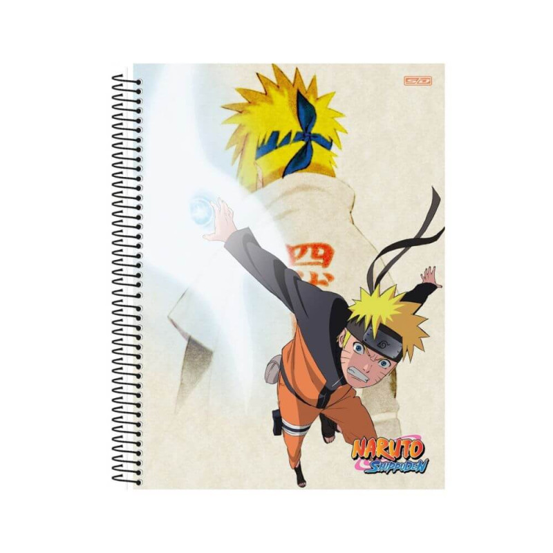 Kit 2 Cadernos Naruto Shippuden Brochurão + Desenho e Cartografia