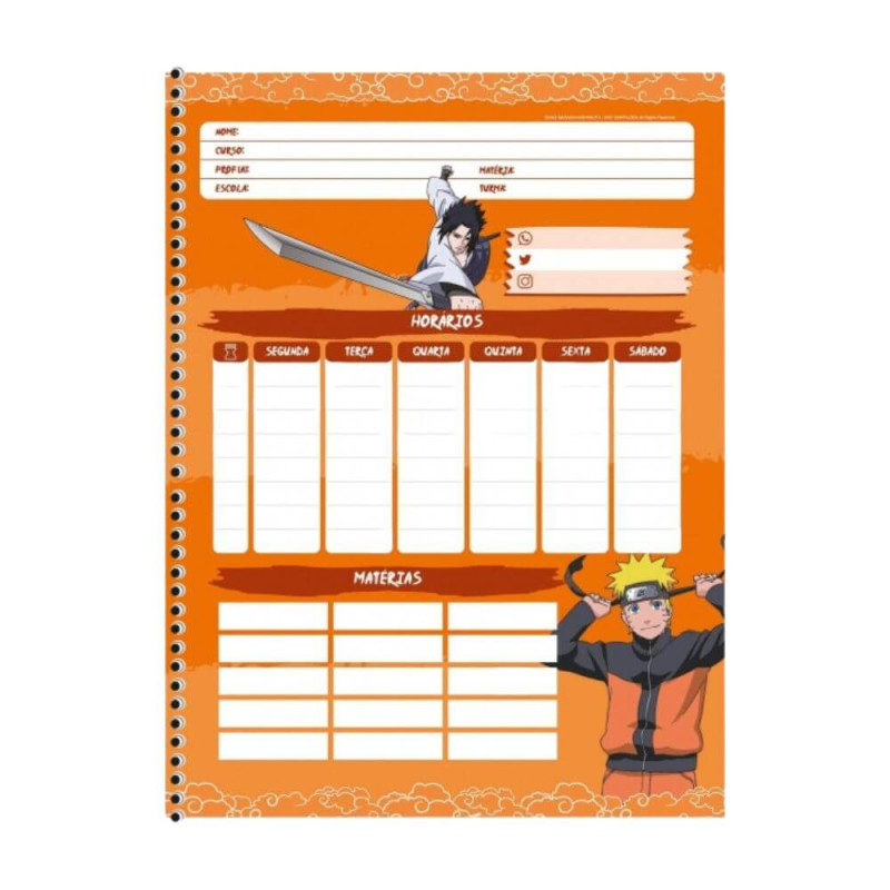 Kit 5 Cadernos Naruto Shippuden + Caderno Desenho Naruto Sd na Americanas  Empresas