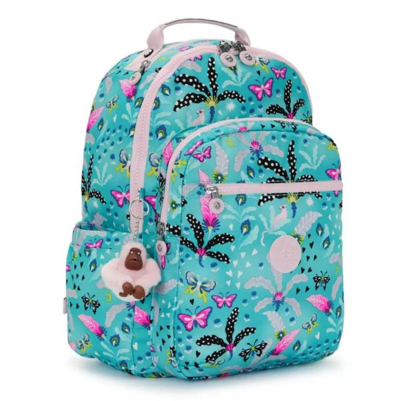 Comprar Mochila Kipling Menor Preco Lemon Paper