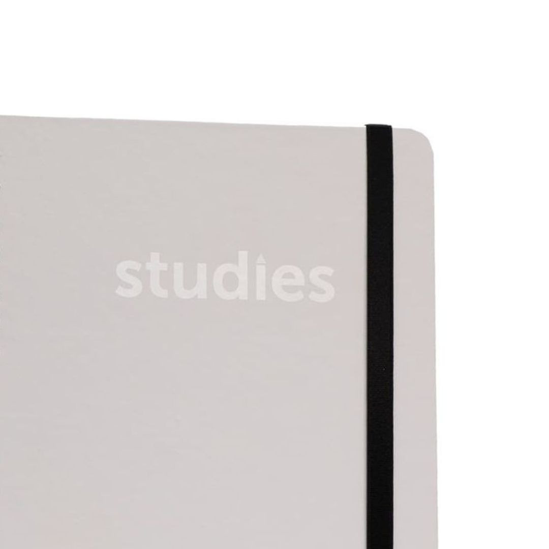 Caderno Studies Linhas Branca Pautado To Go 2.0 White-Black