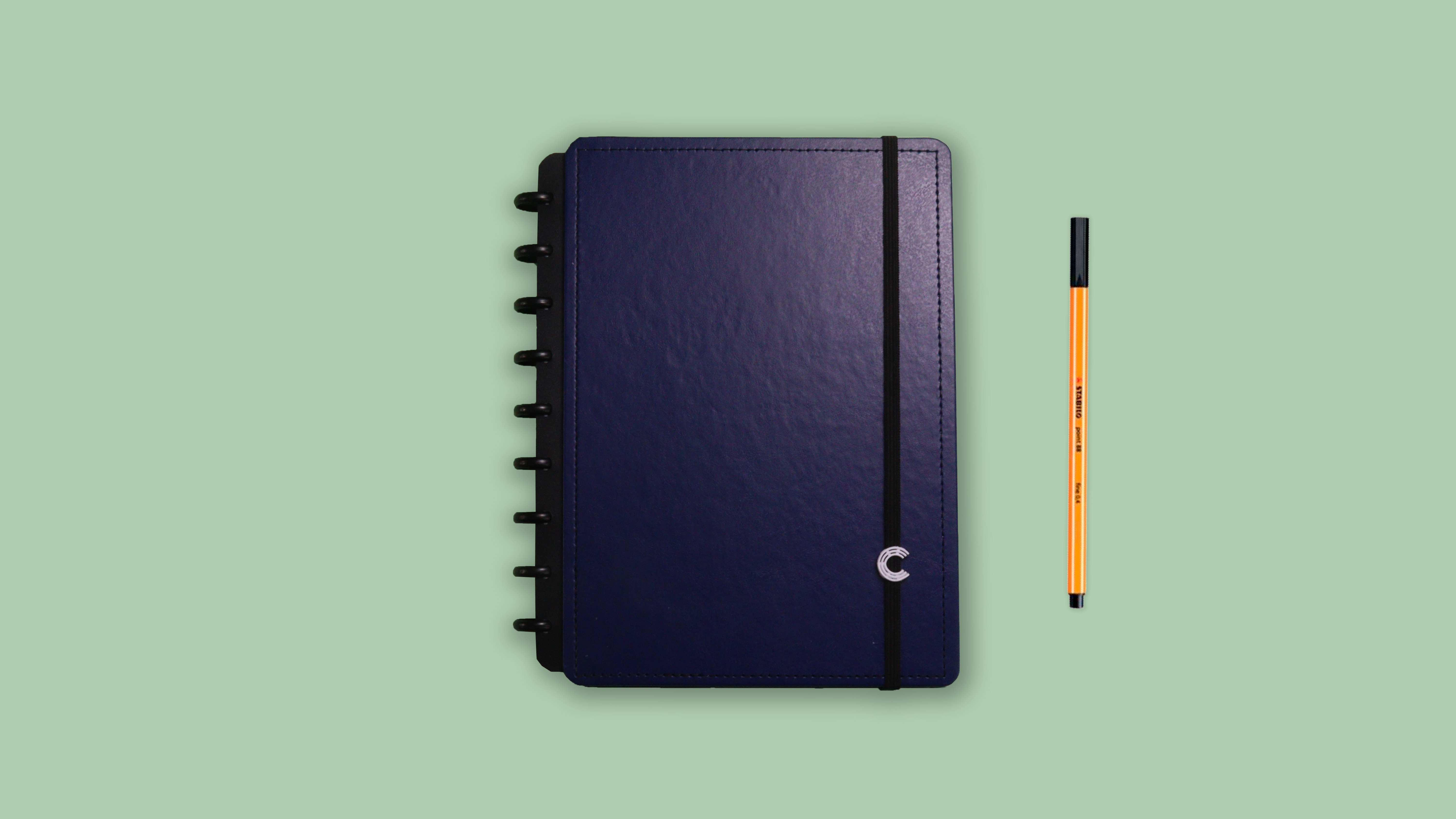 Caderno Inteligente Médio Dark Blue