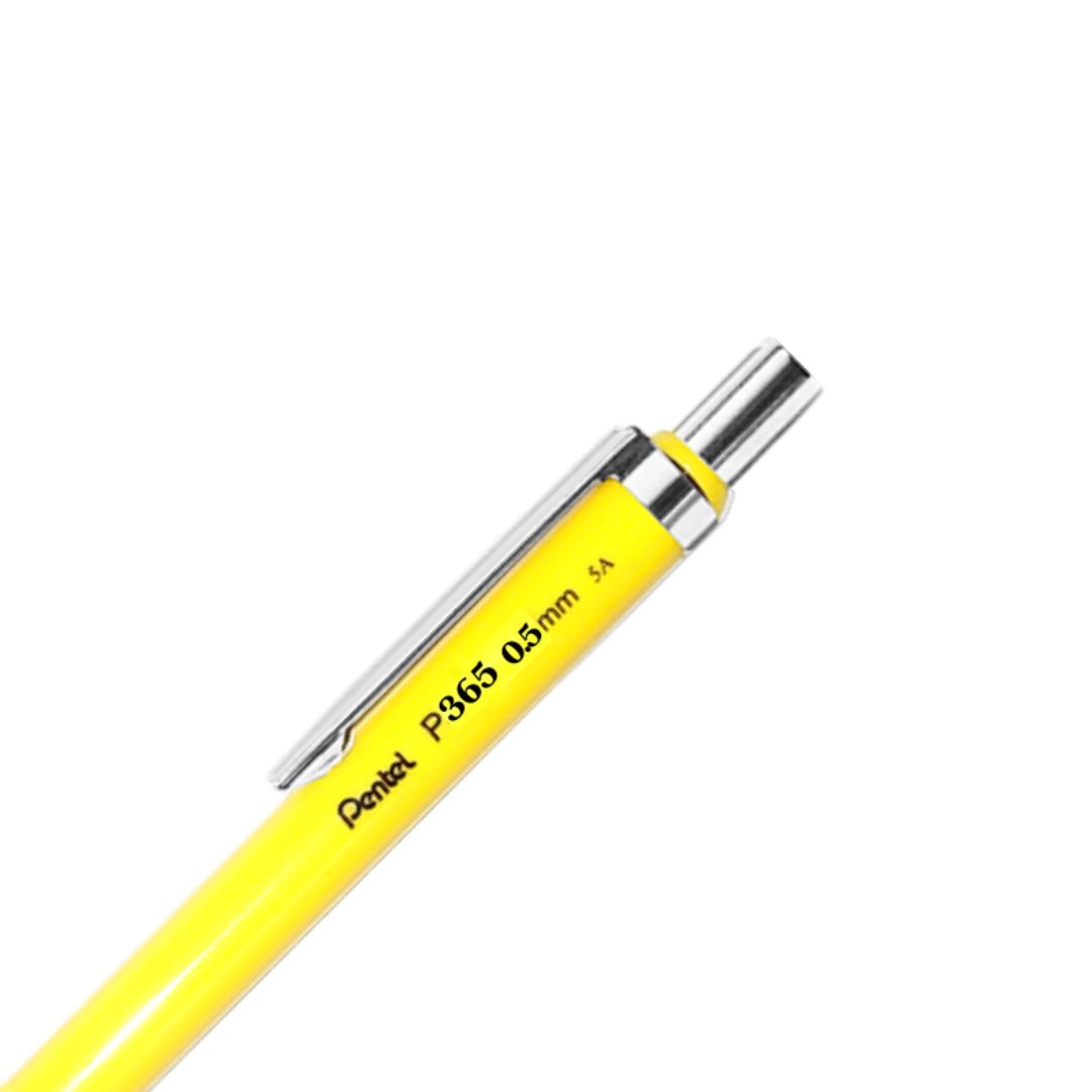 Lapiseira Pentel 0.5mm P360 Amarelo