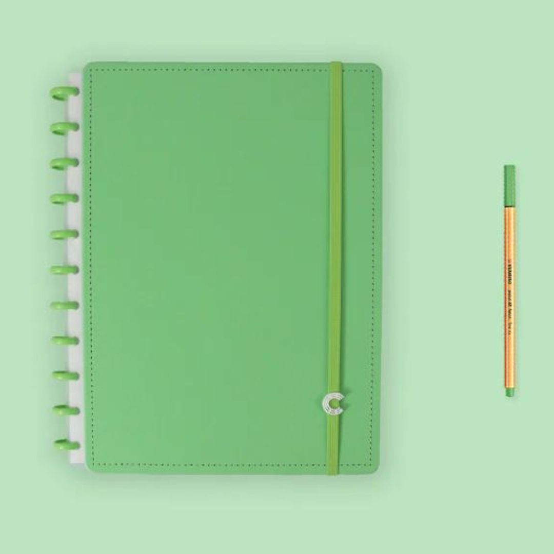 Caderno Inteligente Grande All Green