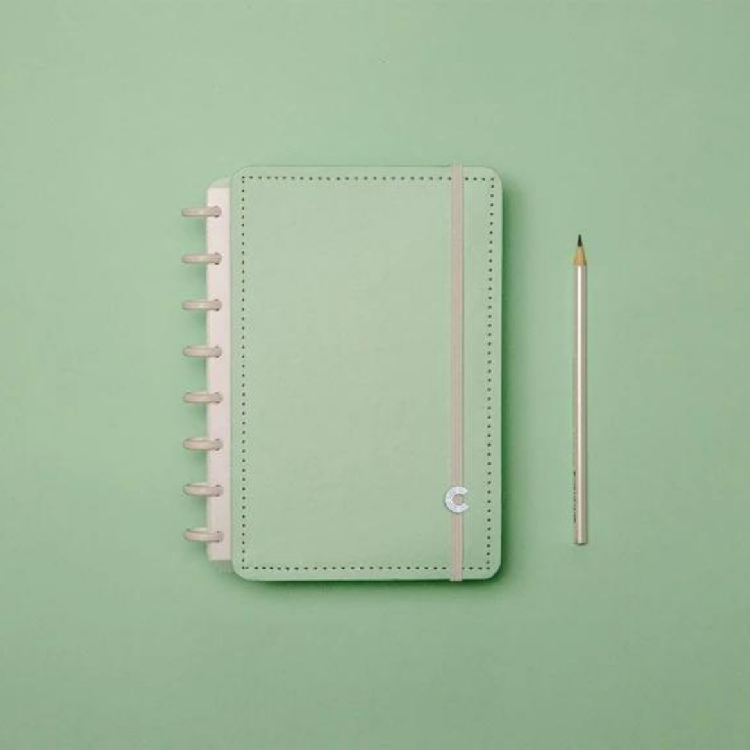 Caderno Inteligente A5 Verde Pastel