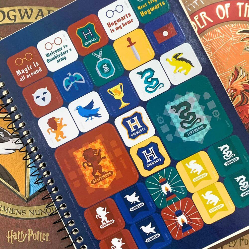 Caderno Colegial Harry Potter 1 Matéria 80F Jandaia Plataforma 9 3/4