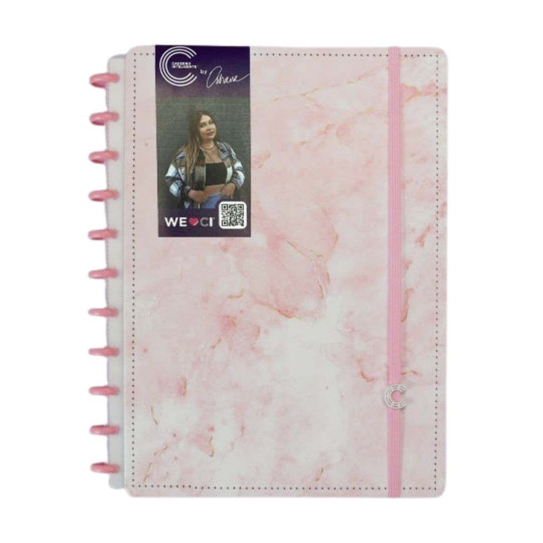Caderno Inteligente Grande Pink Marble Dream by Owhana