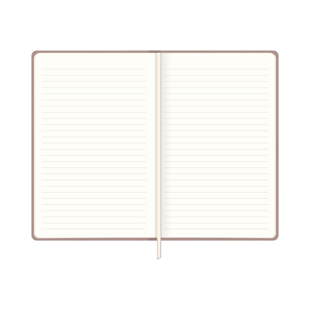 Caderno De Anotações Fitto Cambridge Nude Com Pauta 80F