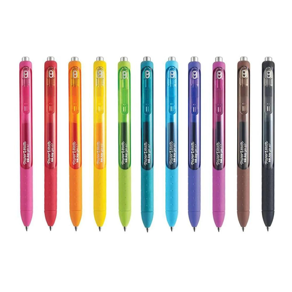 Caneta Gel InkJoy PaperMate Blister c/ 10 cores
