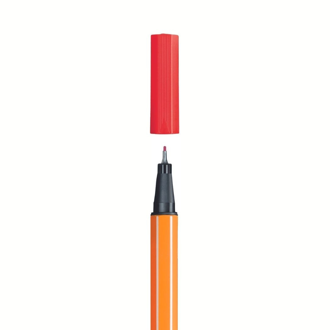 Caneta Stabilo Fine Pen Point 88 Tons Quentes