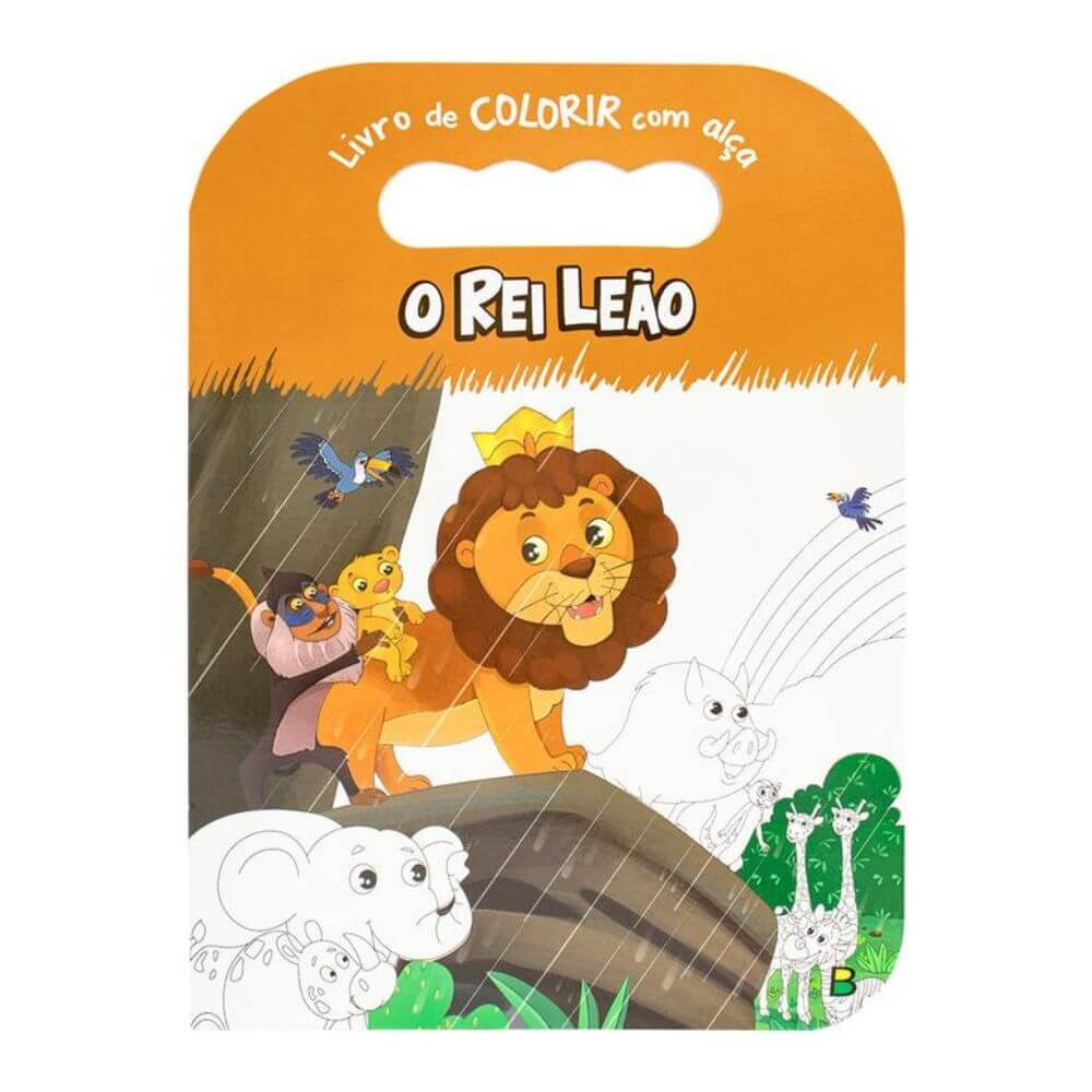 Livro Para Colorir Com Alça O Rei Leão