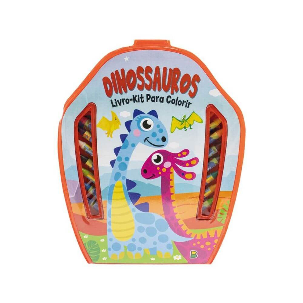 Livro Para Colorir Kit Dinossauros