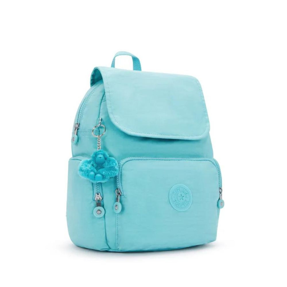 Mochila Kipling City Zip S Deepest Aqua 13L