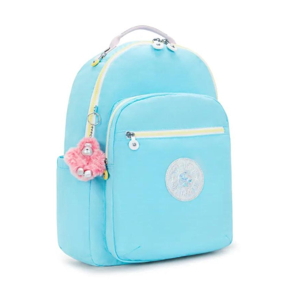 Mochila Kipling Seoul Blue Sea Mix 27L