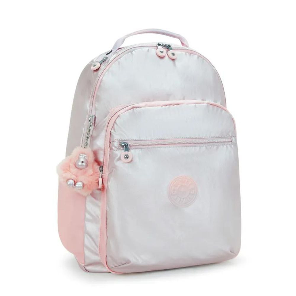 Mochila Kipling Seoul Ice Metal Bl 27L