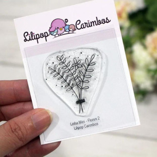 Cartela de Carimbos Mini - "Flores 2"  - Lilipop Carimbos