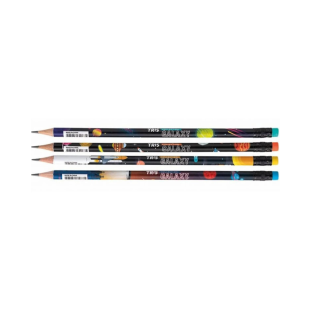 Lápis Grafite Tris Collection Galaxy 4Unid