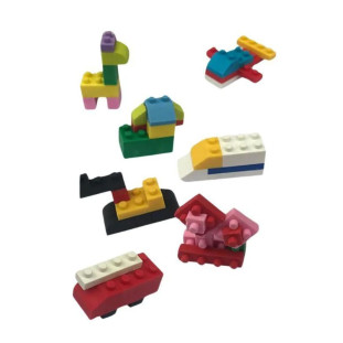 Borracha Escolar Lego Block