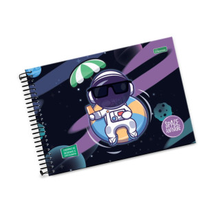 Caderno Cartografia E Desenho Space Adventure Cadersil 80F Bola