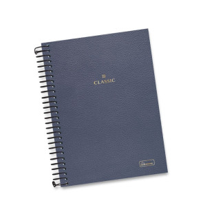 Caderno Colegial Com Planejamento Mensal Classic Cadersil Azul