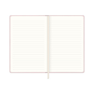 Caderno De Anotações Fitto Cambridge Rosa Pastel Com Pauta 80F
