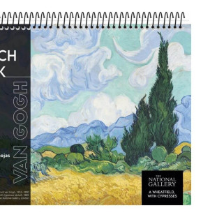 Caderno Van Gogh De Desenho Sketch Book A Wheatfield São Domingos