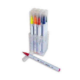 Caneta Brush Pen CiS Graf Soft Brush - 12 Cores