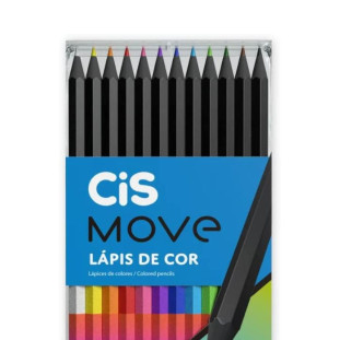 Lápis De Cor Cis Move 12 Cores