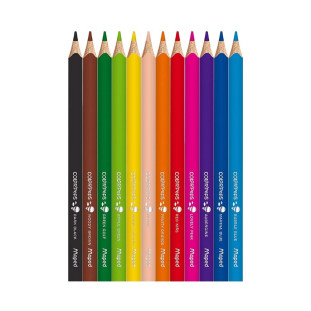 Lápis De Cor Maped Color Peps Jumbo 12 Cores