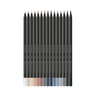 Lápis de Cor Supersoft Faber-Castell 15 Cores Neutras