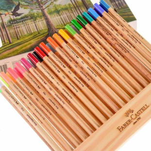 Lápis de Cor Faber Castell EcoLápis Supersoft Natural Edition 36 Cores