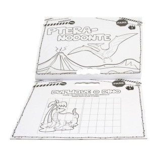 Livro Para Colorir e Atividades Megapad Dinossauros
