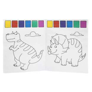 Livro Para Colorir Mais Cor, Por Favor! Dinossauros