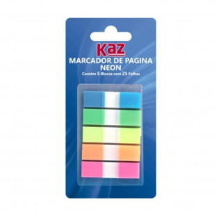 Marcador de Página Flag Neon 25F Kaz