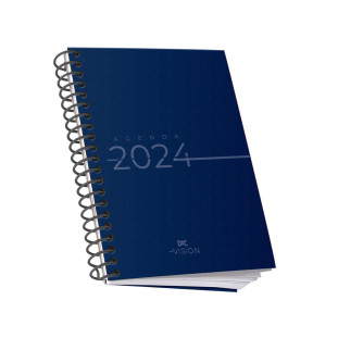 Agenda Diária 2024 DAC Espiral Vision Azul 134x190mm