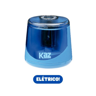 Apontador De Lápis Elétrico Automático Kaz Azul