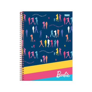 Caderno Barbie Universitário 10 Matérias 160 Folhas Friends
