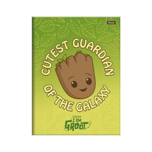 Caderno Brochurão Groot Marvel Foroni Cutest Guardian