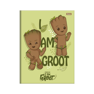 Caderno Brochurão Groot Marvel Foroni I Am Groot