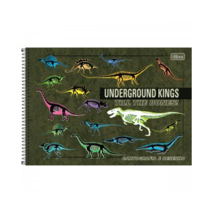Caderno Cartografia e Desenho Raptor Tilibra 80F Verde