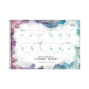 Caderno Cartografia E Desenho Tilibra Magic Cosmic