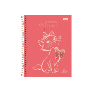 Caderno Colegial 10 Matérias Marie Disney Foroni Mademoiselle