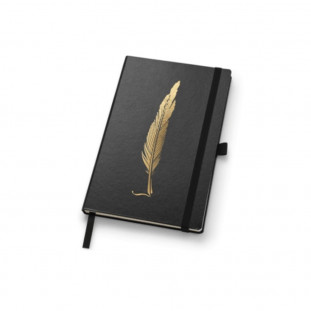 Caderno de Anotações Pautado Ótima Noir Pena 12,5x20