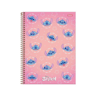 Caderno Stitch Universitário 10 Matérias 160F Foroni Cute