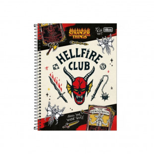 Caderno Stranger Things Universitário 1 Matéria Hellfire Club