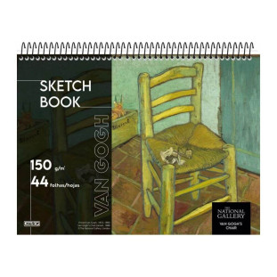 Caderno Van Gogh De Desenho Sketch Book Van Gogh's Chair São Domingos