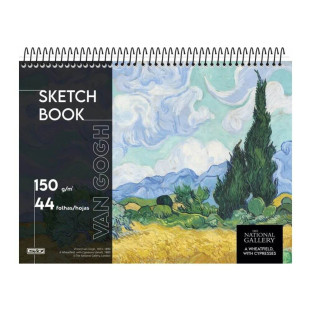 Caderno Van Gogh De Desenho Sketch Book A Wheatfield São Domingos