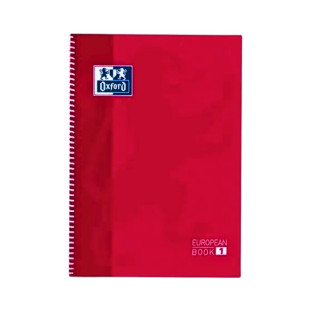 Caderno Universitário Oxford 1 Matéria Vermelho