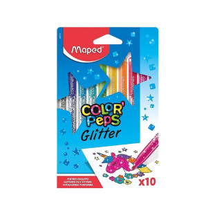 Canetinha Hidrográfica Glitter Maped Color Peps 10 Cores