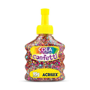 Cola Confetti Acrilex 95G Carnaval
