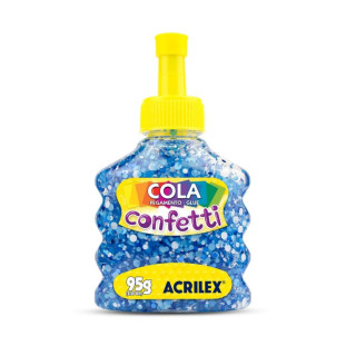 Cola Confetti Acrilex 95G Céu Estrelado